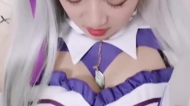 【 會 所 獨 家 】 最 新 91極 品 尤 物 露 臉 淫 蕩 女 友 ▌ 小 芽 芽 不 乖   ▌ 七 夕 約 會 Cos艾 米 利 亞 內 射 中 出   粉 絲 團 重 磅 福 利